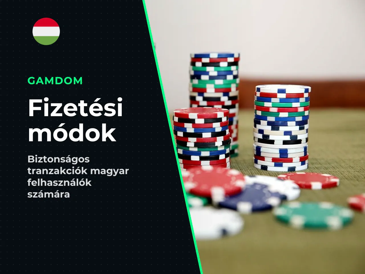 Fizetési módok magyar játékosoknak HUF, kártya