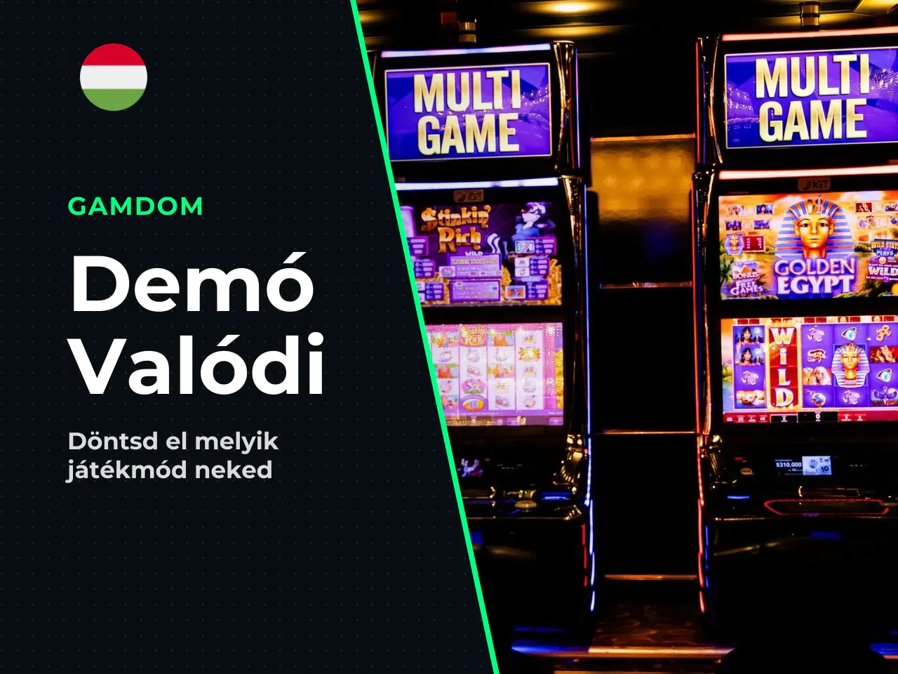 Demo vagy valódi pénz mi a