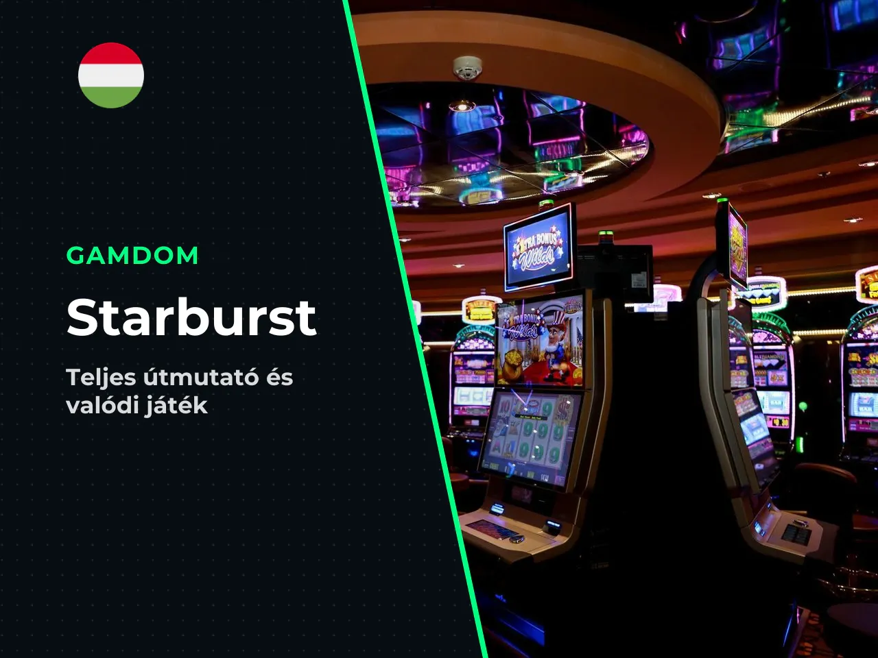 Starburst online valódi pénzért kaszinó, bónusz