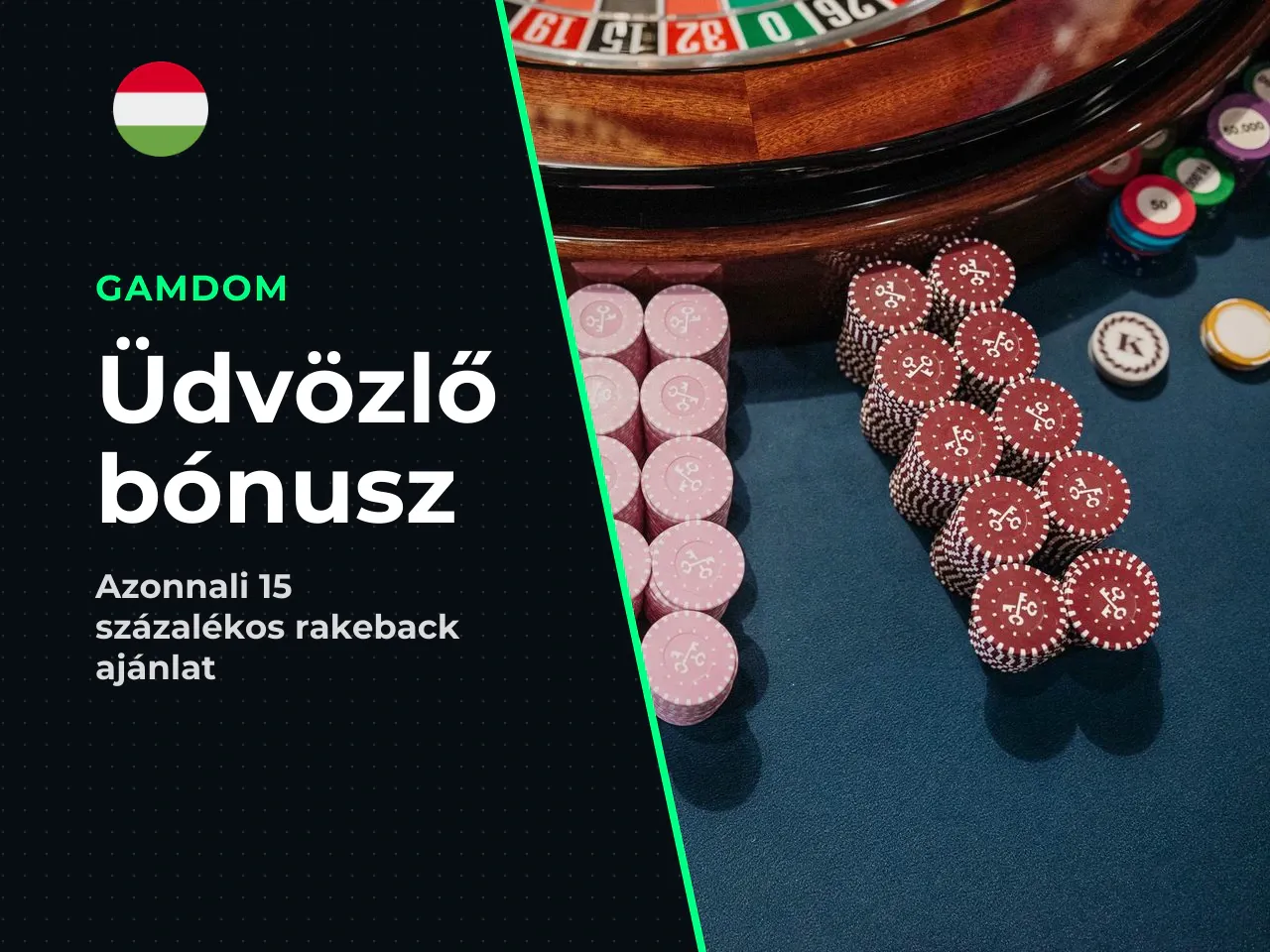 Welcome bonus és Gamdom deposit bonus