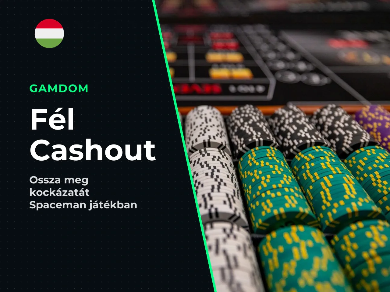Az 50 Cashout funkció használata. Az