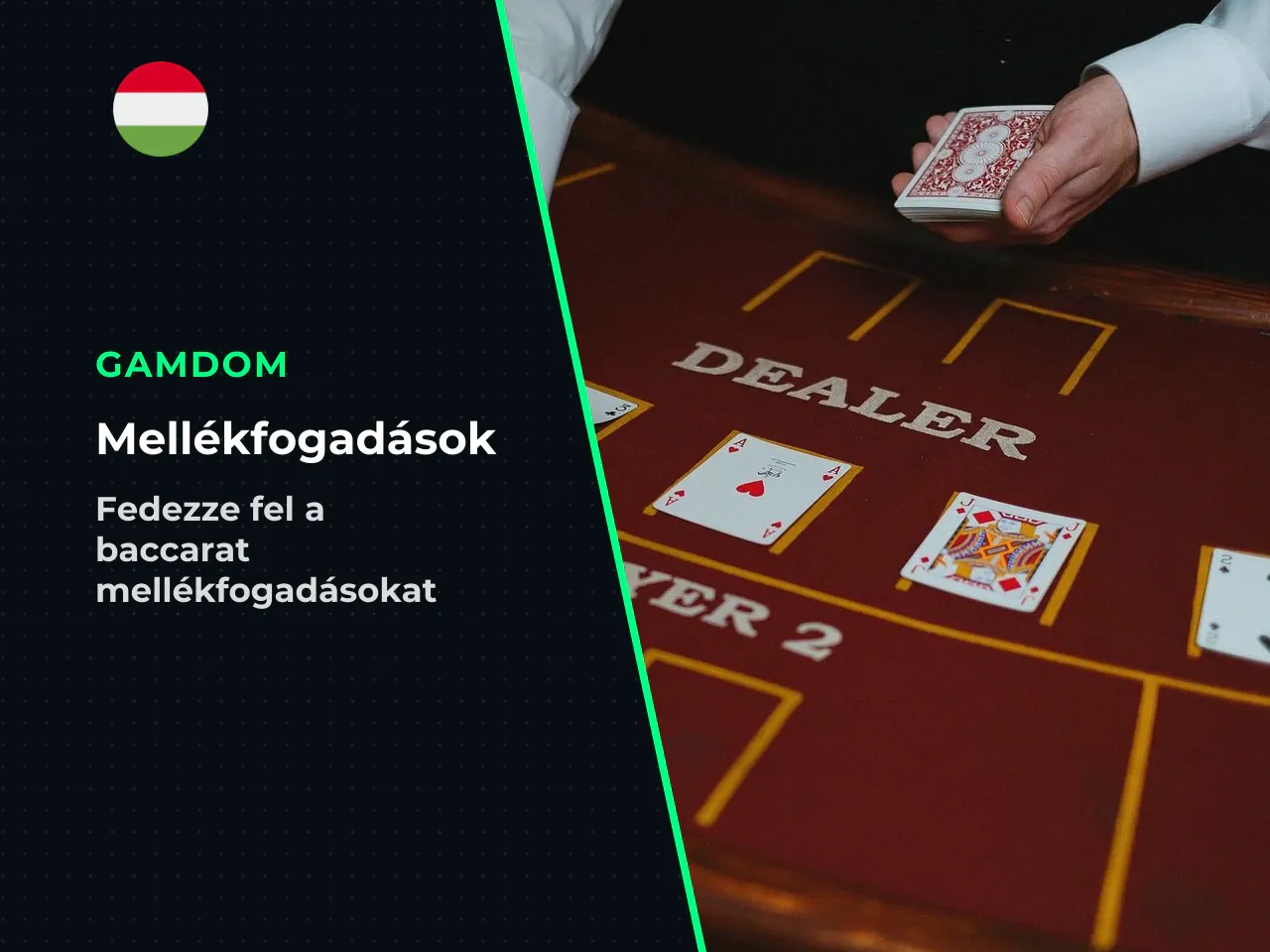 Népszerű mellékfogadások Side Bets és kifizetéseik