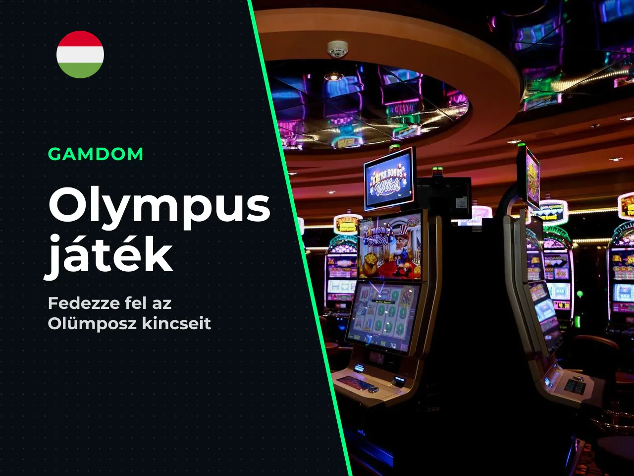 Olympus tematika, dizájn és játékformátum. A