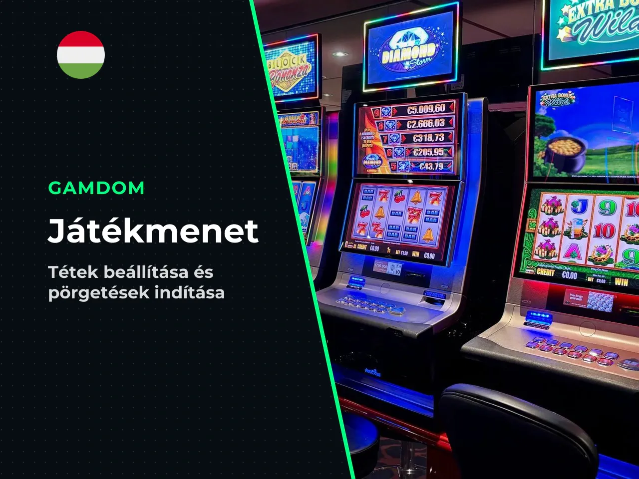 Tét beállítása és pörgetések indítása. A