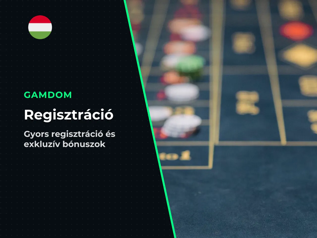 Account regisztráció és a Gamdom code