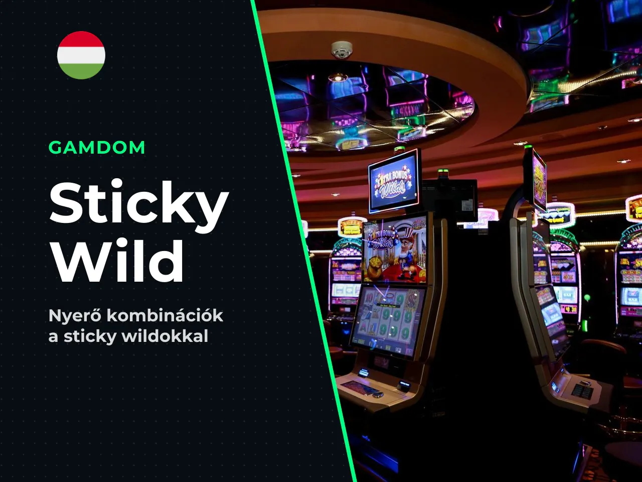 Wild és sticky wild szimbólumok szerepe