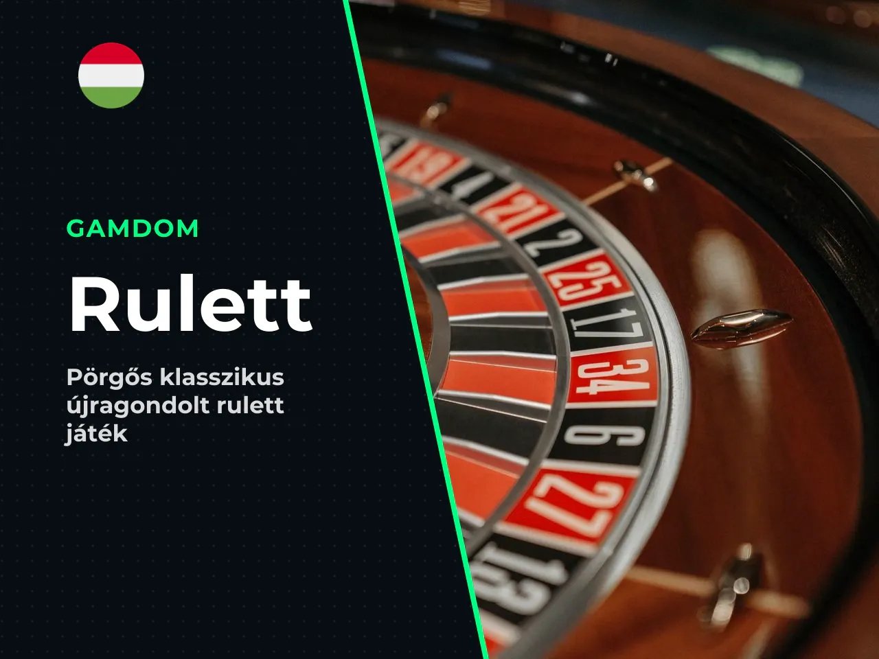 2. Gamdom Roulette a klasszikus rulett