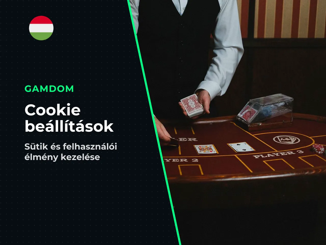 Milyen cookie-kat használ a Gamdom weboldala