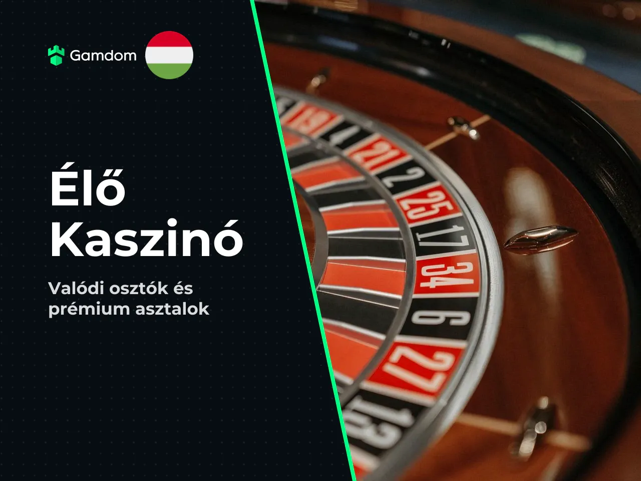 Live casino és a játékélmény. A